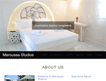 Tablet Screenshot of maroussa-studios.com